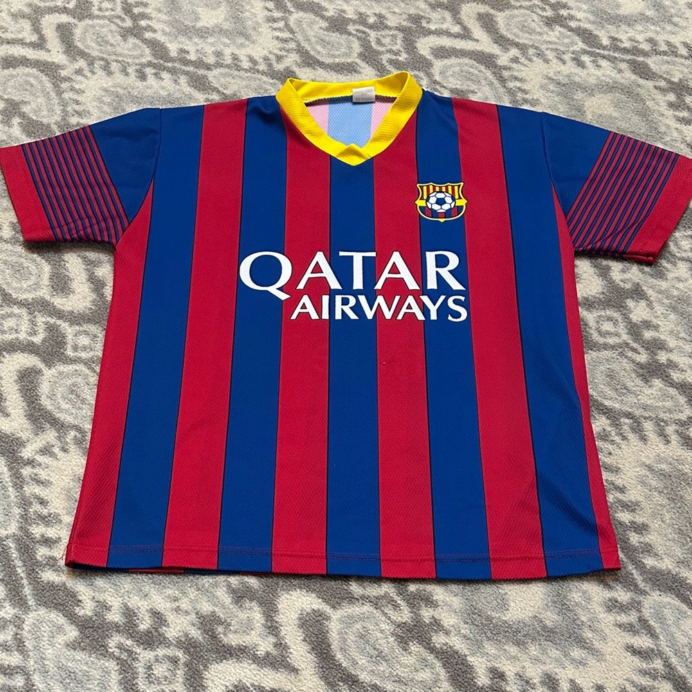 Neymar Jr. Qatar Airways Kids Soccer Jersey